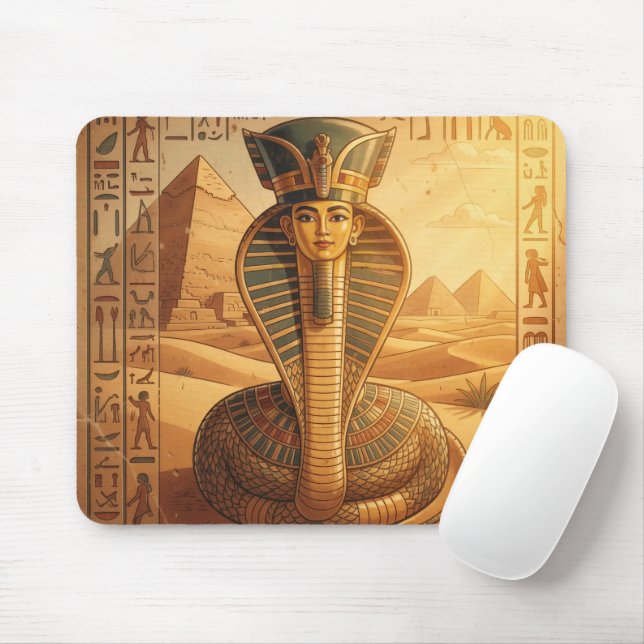 Wadjet – Ägyptische Schlangengöttin´4 Mouse Pad (With Mouse)