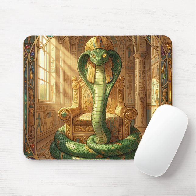 Wadjet – Ägyptische Schlangengöttin´5 Mouse Pad (With Mouse)