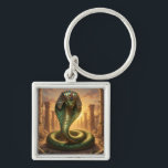 Wadjet – Ägyptische Schlangengöttin´6 Key Ring<br><div class="desc">Wadjet ist eine Kobra-Göttin aus der ägyptischen Mythologie und Schutzgöttin der Pharaonen sowie von Unterägypten. Sie steht für Schutz,  Macht und königliche Autorität.</div>