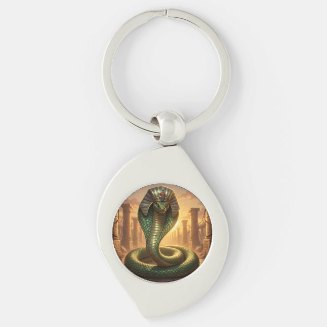 Wadjet – Ägyptische Schlangengöttin´6 Key Ring (Front)
