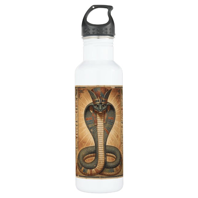 Wadjet – Ägyptische Schlangengöttin´7 710 Ml Water Bottle (Front)
