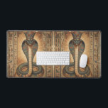 Wadjet – Ägyptische Schlangengöttin´7 Desk Mat<br><div class="desc">Wadjet ist eine Kobra-Göttin aus der ägyptischen Mythologie und Schutzgöttin der Pharaonen sowie von Unterägypten. Sie steht für Schutz, Macht und königliche Autorität.</div>