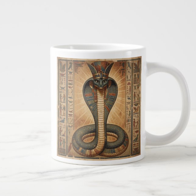 Wadjet – Ägyptische Schlangengöttin´7 Large Coffee Mug (Right)