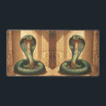 Wadjet – Ägyptische Schlangengöttin Desk Mat<br><div class="desc">Wadjet ist eine Kobra-Göttin aus der ägyptischen Mythologie und Schutzgöttin der Pharaonen sowie von Unterägypten. Sie steht für Schutz, Macht und königliche Autorität.</div>