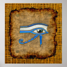 Wadjet Ancient Egyptian Eye of Prophecy Art Poster