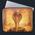Wadjet – Egyptian Cobra Goddess´1 Laptop Sleeve<br><div class="desc">Wadjet is a cobra goddess in Egyptian mythology and a protector of the pharaoh and Lower Egypt. She represents protection,  power,  and royal authority.</div>