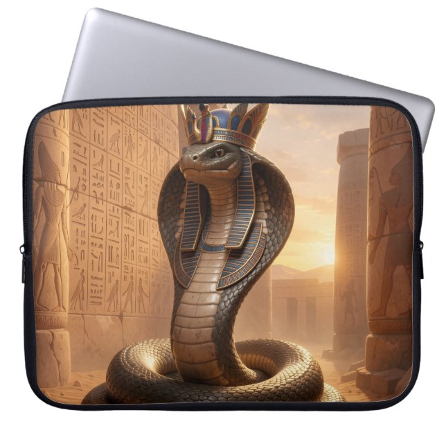 Wadjet – Egyptian Cobra Goddess´5 Laptop Sleeve (Front)
