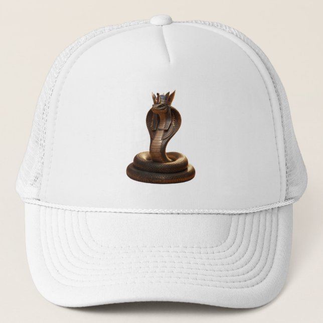 Wadjet – Egyptian Cobra Goddess´5 Trucker Hat (Front)