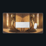 Wadjet – Egyptian Cobra Goddess´6 Desk Mat<br><div class="desc">Wadjet is a cobra goddess in Egyptian mythology and a protector of the pharaoh and Lower Egypt. She represents protection,  power,  and royal authority.</div>