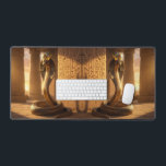 Wadjet – Egyptian Cobra Goddess´6 Desk Mat<br><div class="desc">Wadjet is a cobra goddess in Egyptian mythology and a protector of the pharaoh and Lower Egypt. She represents protection,  power,  and royal authority.</div>