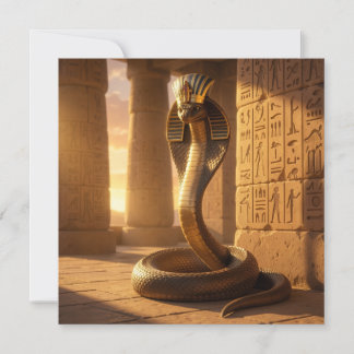 Wadjet – Egyptian Cobra Goddess´6 Holiday Card