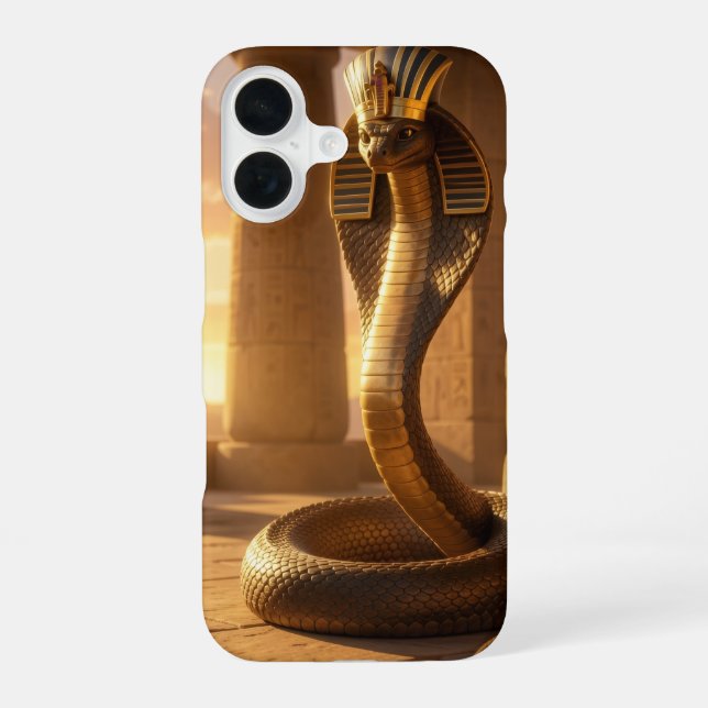 Wadjet – Egyptian Cobra Goddess´6 iPhone 16 Case (Back)