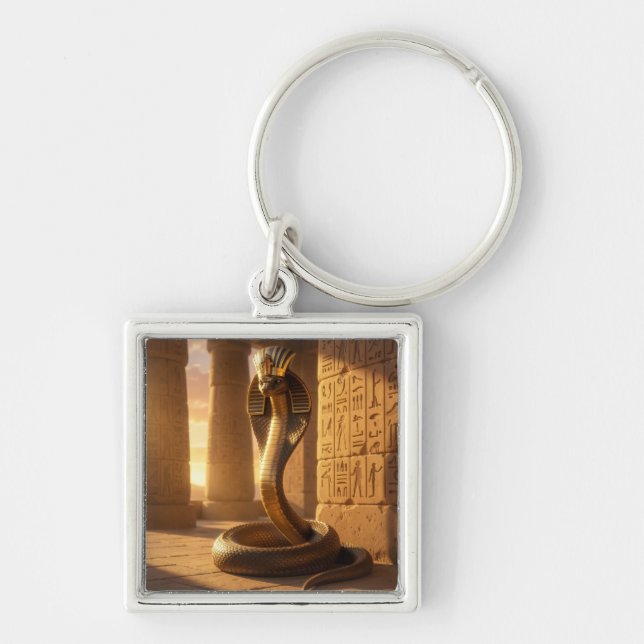 Wadjet – Egyptian Cobra Goddess´6 Key Ring (Front)