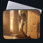Wadjet – Egyptian Cobra Goddess´6 Laptop Sleeve<br><div class="desc">Wadjet is a cobra goddess in Egyptian mythology and a protector of the pharaoh and Lower Egypt. She represents protection,  power,  and royal authority.</div>