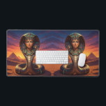 Wadjet – Egyptian Cobra Goddess´7 Desk Mat<br><div class="desc">Wadjet is a cobra goddess in Egyptian mythology and a protector of the pharaoh and Lower Egypt. She represents protection, power, and royal authority.</div>