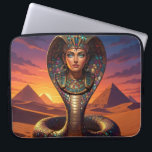Wadjet – Egyptian Cobra Goddess´7 Laptop Sleeve<br><div class="desc">Wadjet is a cobra goddess in Egyptian mythology and a protector of the pharaoh and Lower Egypt. She represents protection,  power,  and royal authority.</div>