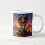 Wadjet – Egyptian Cobra Goddess´7 Large Coffee Mug<br><div class="desc">Wadjet is a cobra goddess in Egyptian mythology and a protector of the pharaoh and Lower Egypt. She represents protection,  power,  and royal authority.</div>