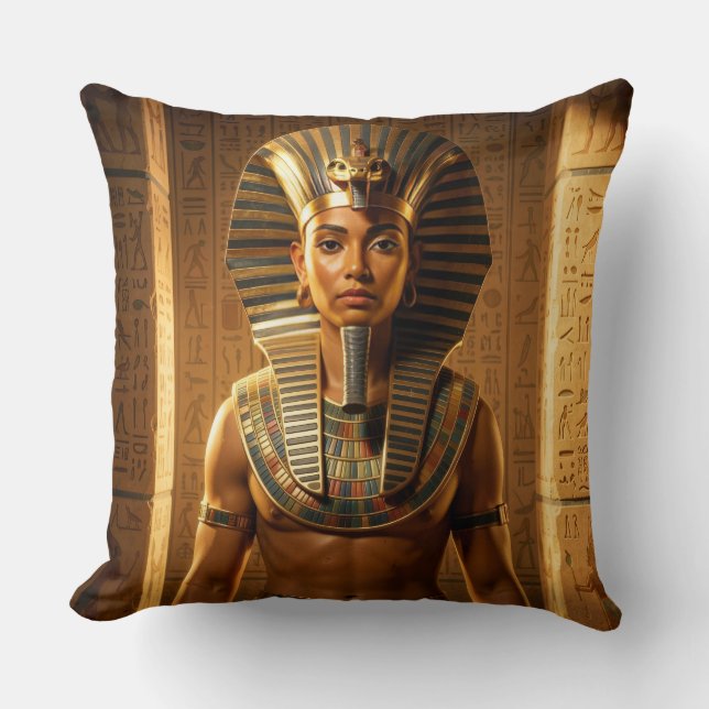 Wadjet - Egyptian Snake Goddess´1 Cushion (Front)