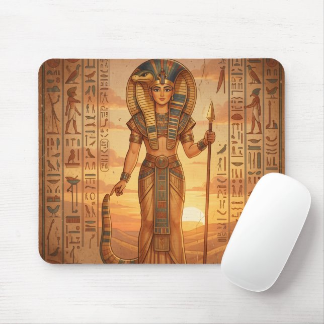 Wadjet – Egyptian Snake Goddess´3 Mouse Pad (With Mouse)