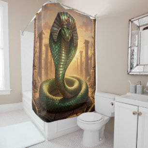 Wadjet – Egyptian Snake Goddess´6 Shower Curtain