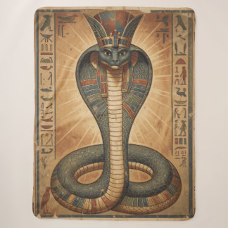 Wadjet – Egyptian Snake Goddess´7 Sherpa Blanket
