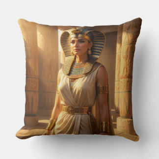 Wadjet - Egyptian Snake Goddess Cushion
