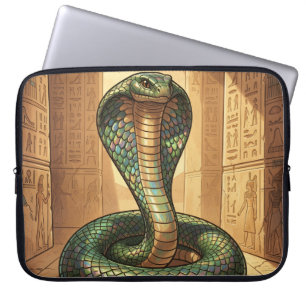 Wadjet – Egyptian Snake Goddess Laptop Sleeve