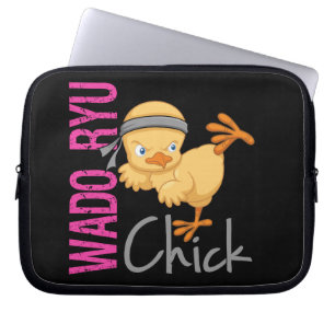 Wado Ryu Chick Laptop Sleeve