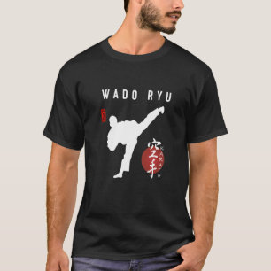 Wado Ryu Karate Instructor Japanese Kanji Calligra T-Shirt