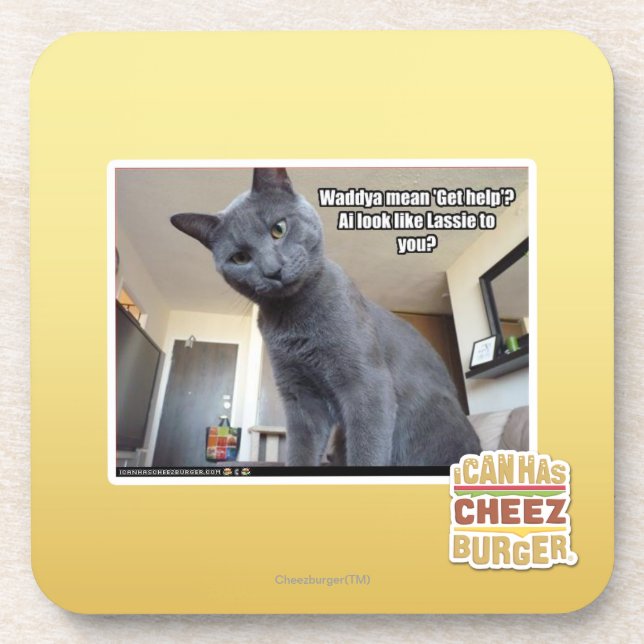 Wadya mean 'Get help'? Coaster (Front)