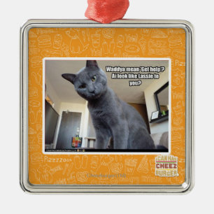 Wadya mean 'Get help'? Metal Tree Decoration