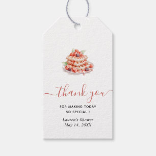 Waffle Brunch Bridal shower Thank you Gift Tags