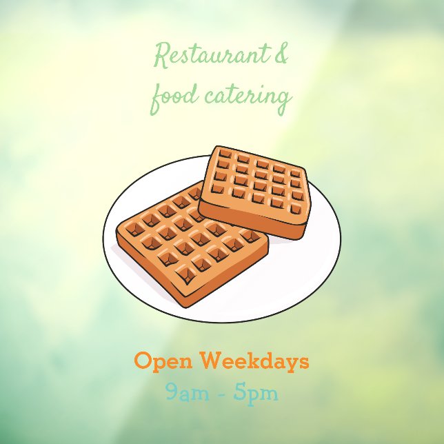 Waffle cartoon illustration (Sheet 3)