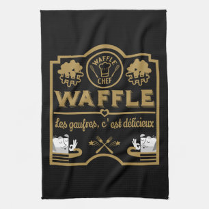 Waffle Chef Tea Towel