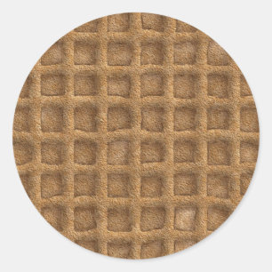 Waffle Cone Classic Round Sticker