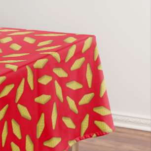 Waffle Cute Breakfast Brunch Kids 1st Birthday Tablecloth