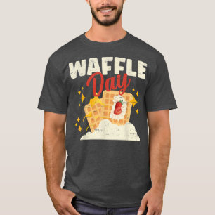 Waffle Day Cone Baking Breakfast Maker T-Shirt