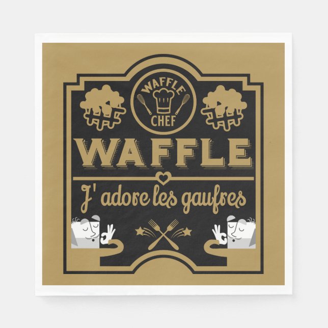Waffle Day Napkin (Front)