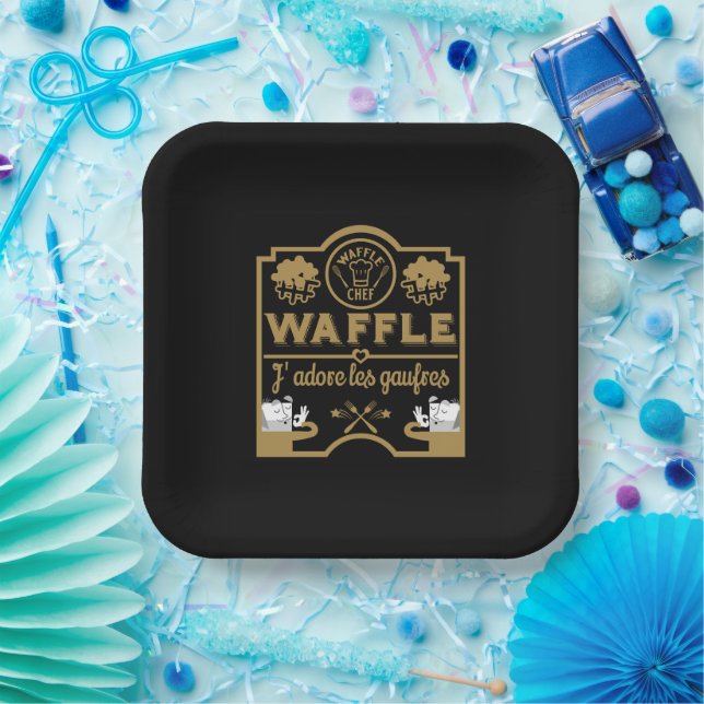 Waffle Day Paper Plate (Party)