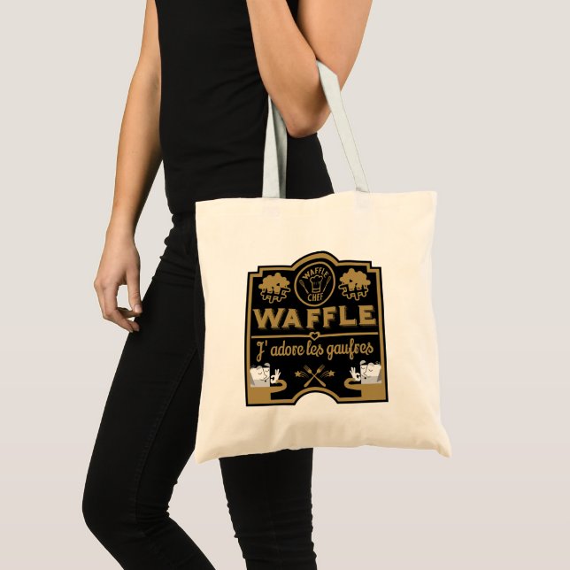 Waffle Day Tote Bag (Front (Product))