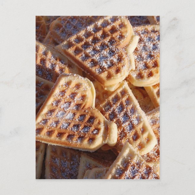 Waffle Hearts Postcard (Front)