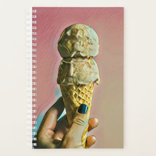 Waffle ice cream cone planner