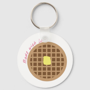 Waffle_Made With Love Key Ring