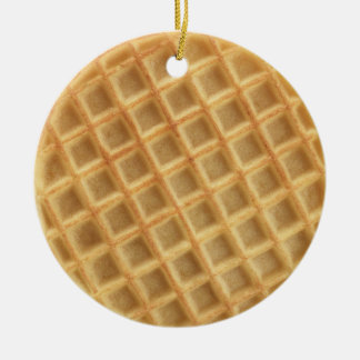 Waffle Patterned Ceramic Tree Decoration