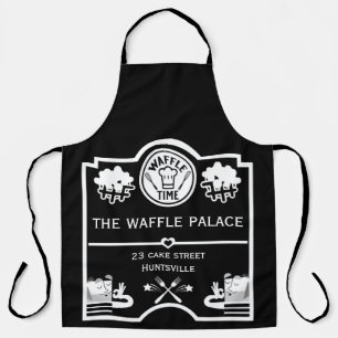 Waffle Shop Or Popup Food Stall Apron