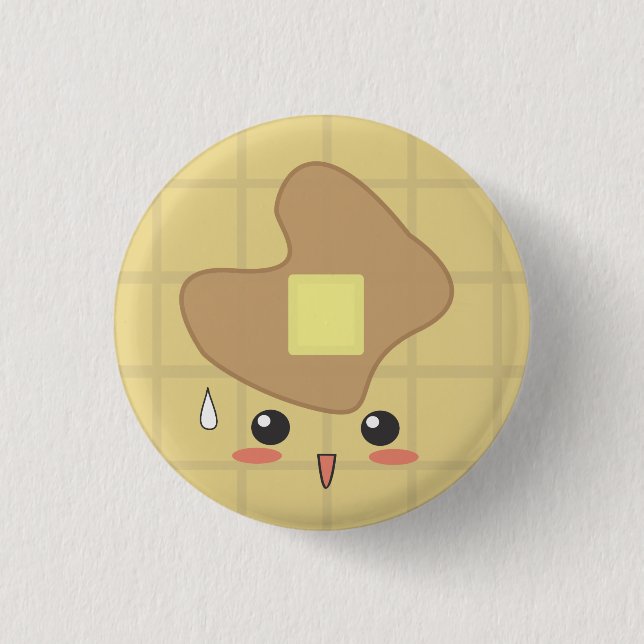Waffle - Waffle 3 Cm Round Badge (Front)