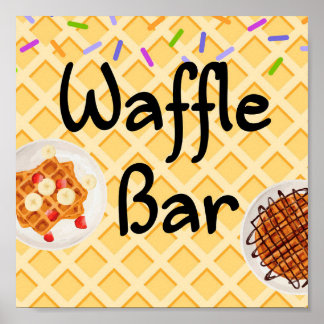 Waffler Bar Poster