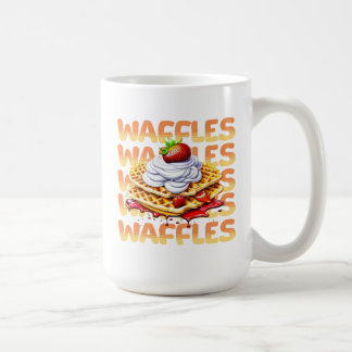 Waffles Covered in Strawberries Coffee Mug