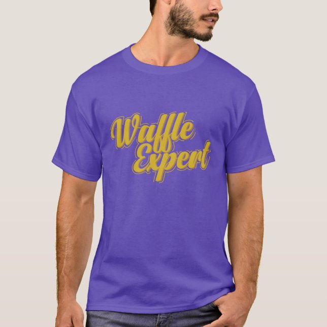 Waffles Epert Pastry Snack family T-Shirt (Front)