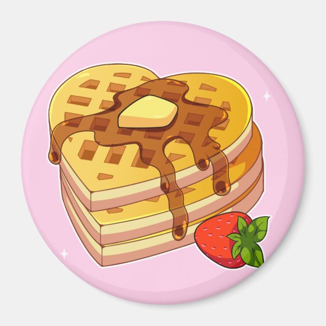 Waffles Magnet (Front)